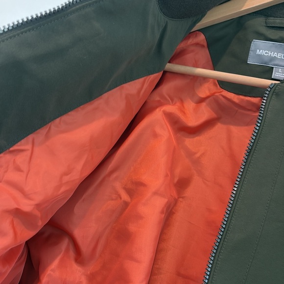 Michael Kors Men's Dark Green Bomber Jacket - Picture 4 of 5